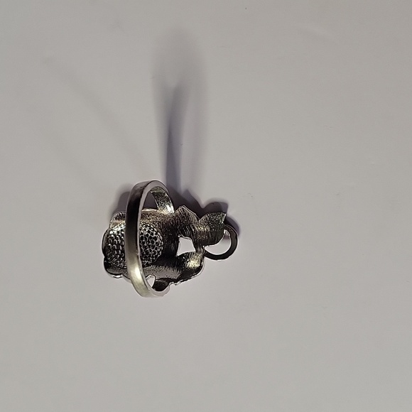 Vintage floral Gerber statement ring - Picture 2 of 2